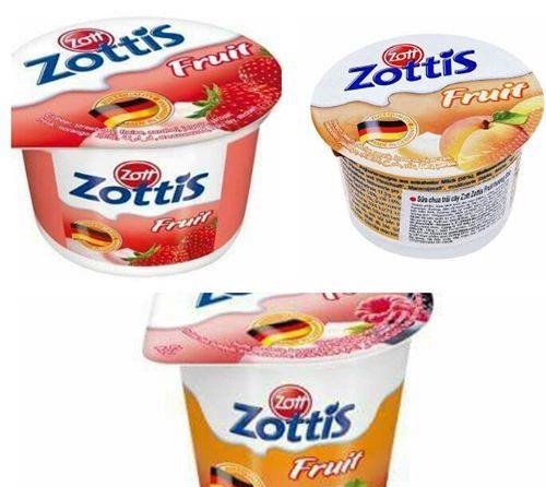 Sữa chua Zottis dành cho trẻ.