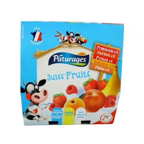 Sữa chua phô mai hoa quả Paturages dành cho trẻ.