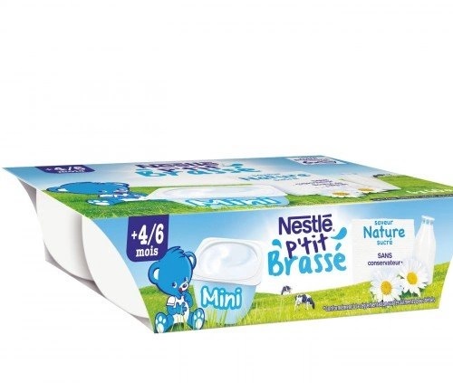 Sữa chua Nestle P’tit Brasse dành cho trẻ.